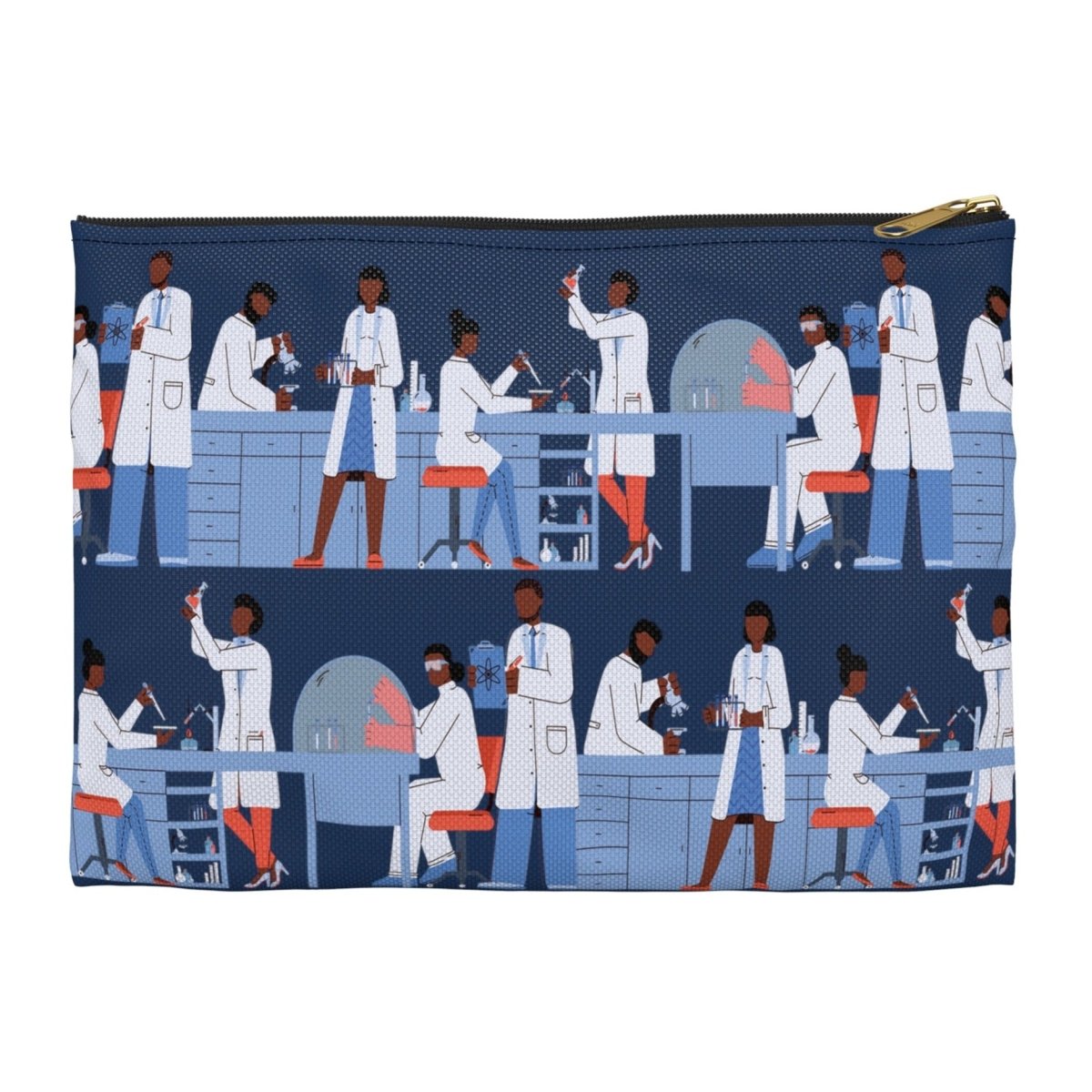 Science Lab Pouch - Afrocentric Art by The Trini Gee