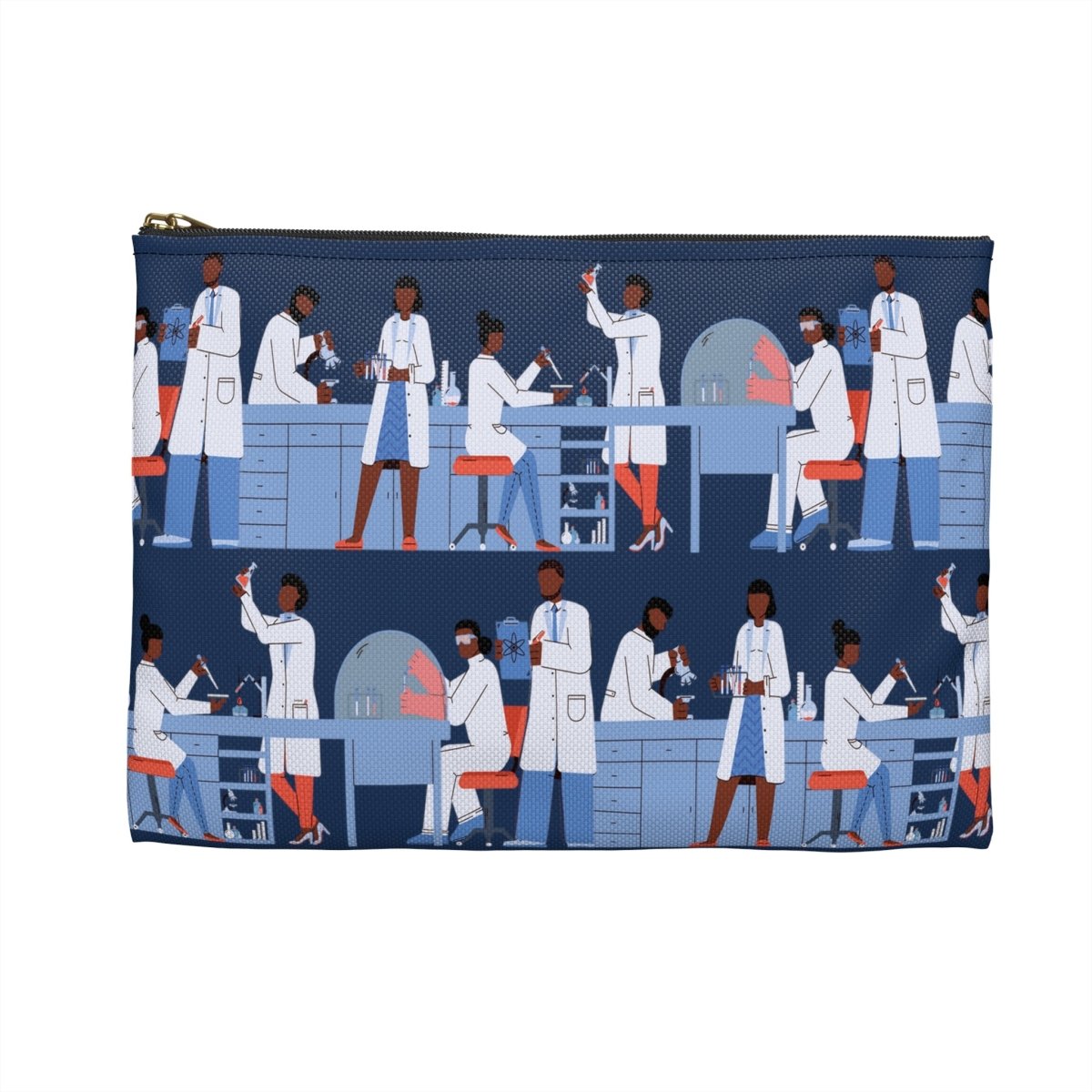 Science Lab Pouch - Afrocentric Art by The Trini Gee
