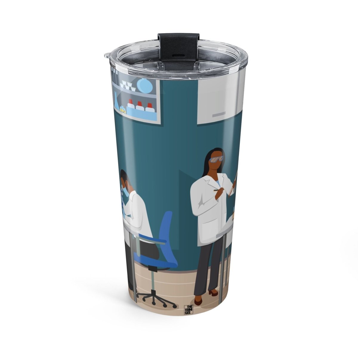 Science Lab Tumbler - Afrocentric Art by The Trini Gee