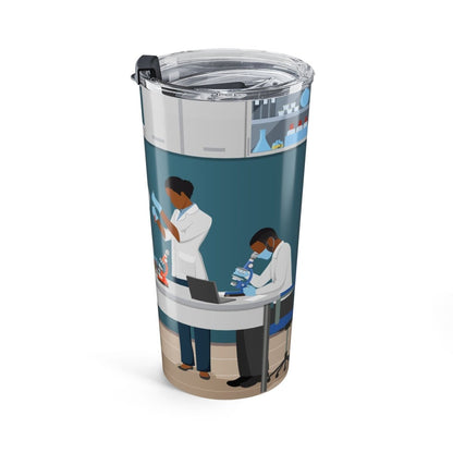 Science Lab Tumbler - Afrocentric Art by The Trini Gee