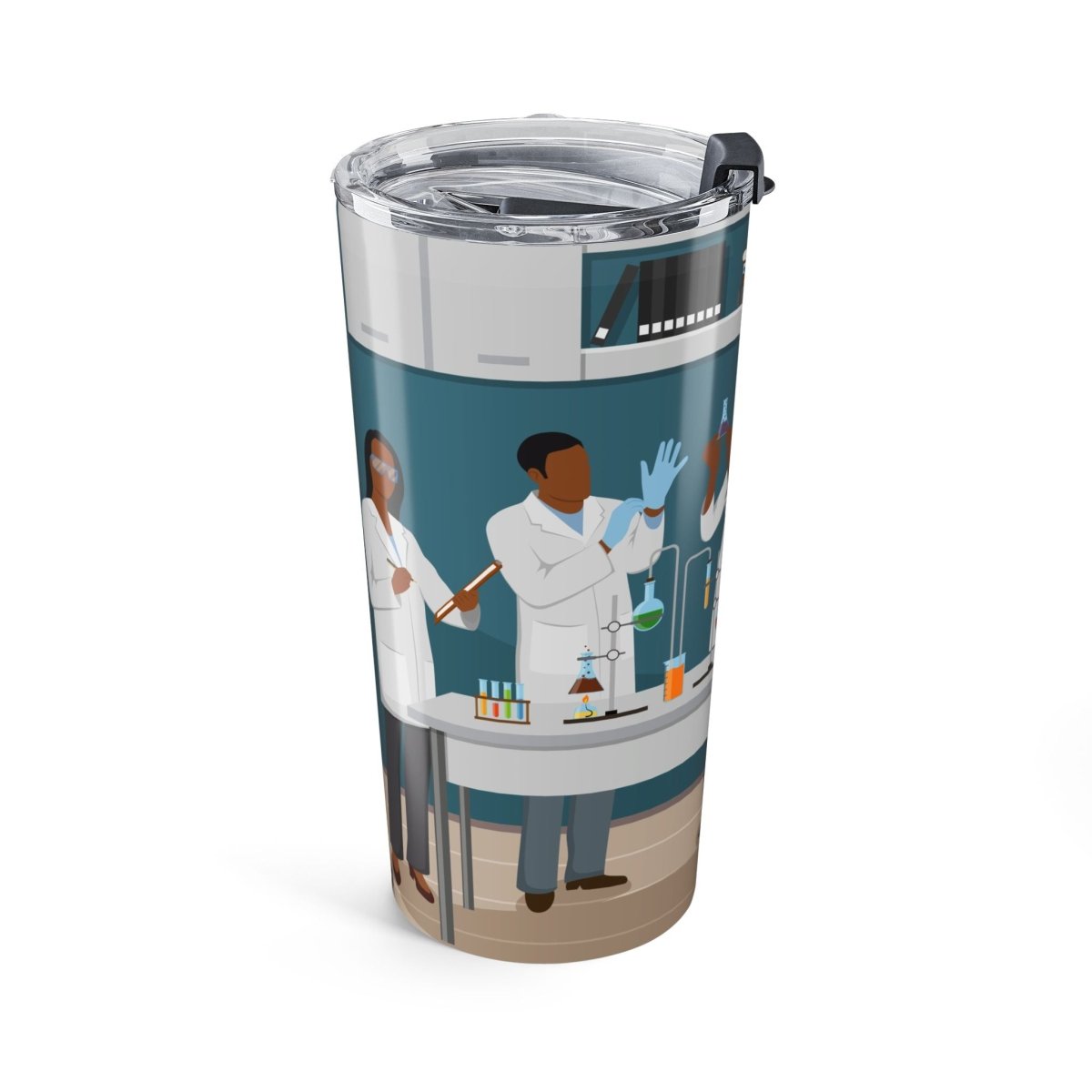 Science Lab Tumbler - Afrocentric Art by The Trini Gee