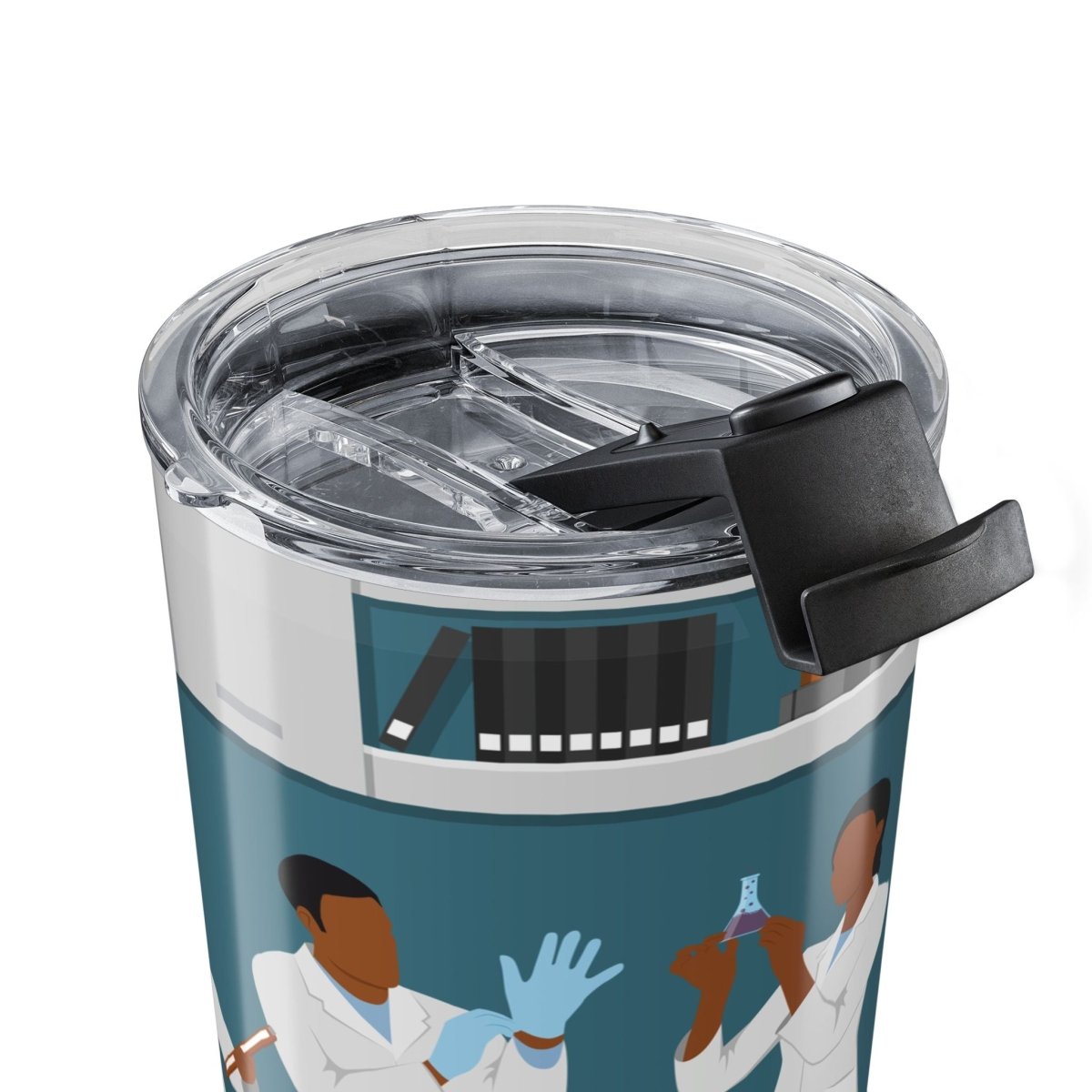 Science Lab Tumbler - Afrocentric Art by The Trini Gee