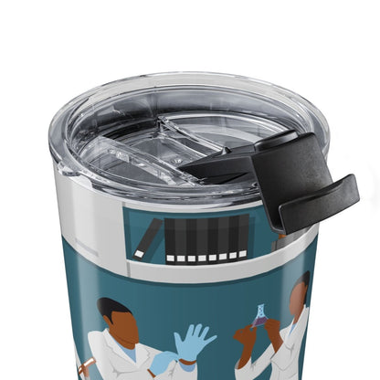 Science Lab Tumbler - Afrocentric Art by The Trini Gee