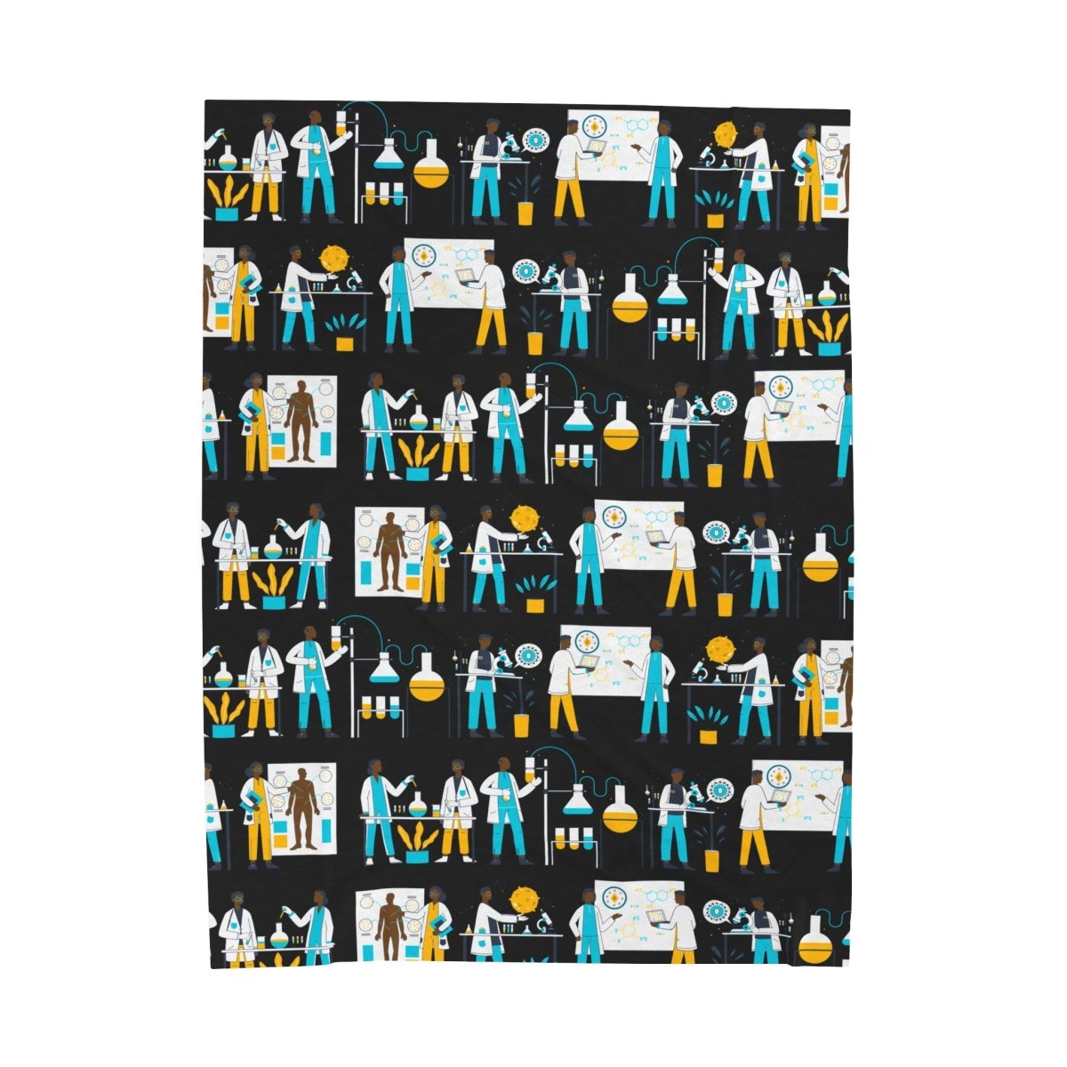 Scientists Blanket - Afrocentric Art by The Trini Gee