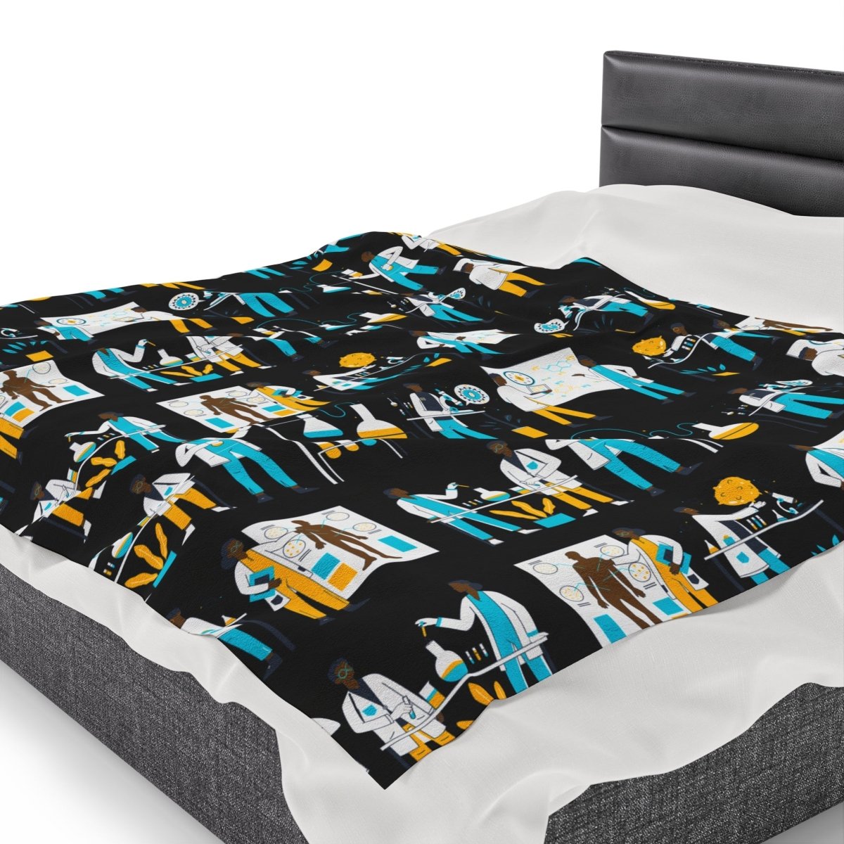 Scientists Blanket - Afrocentric Art by The Trini Gee