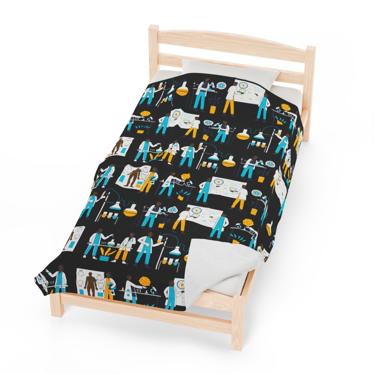 Scientists Blanket - Afrocentric Art by The Trini Gee