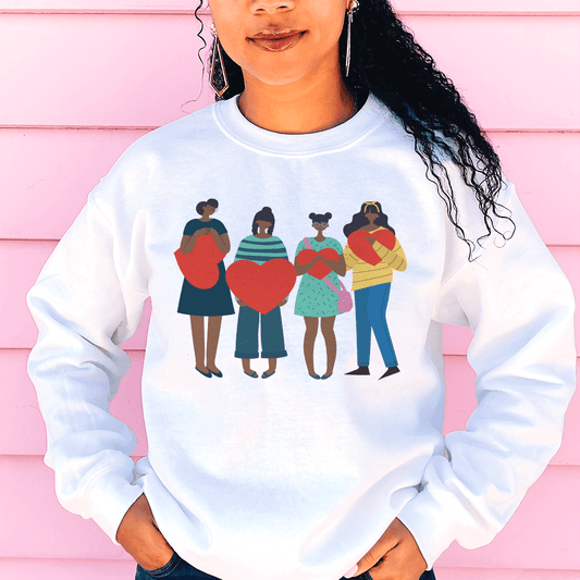 Self Love Sweatshirt - Afrocentric Art by The Trini Gee