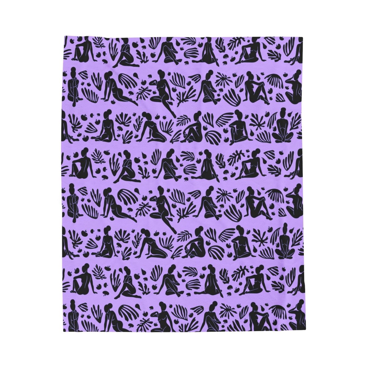 Silhouette Women Blanket - Afrocentric Art by The Trini Gee