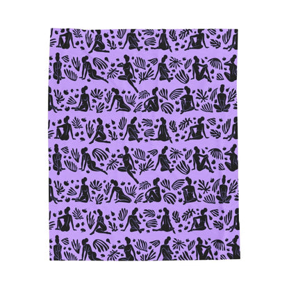 Silhouette Women Blanket - Afrocentric Art by The Trini Gee