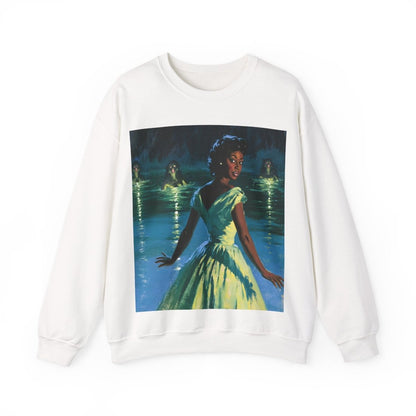 Siren Lady Sweatshirt - Afrocentric Art by The Trini Gee