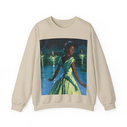 Siren Lady Sweatshirt - Afrocentric Art by The Trini Gee
