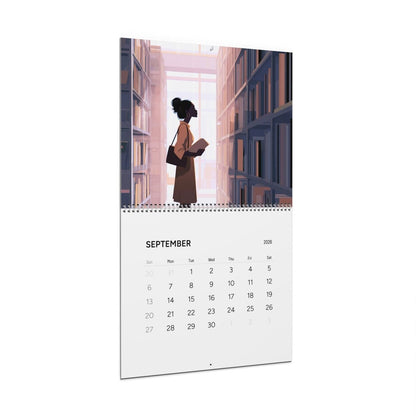Sisters with Spines 2026 Wall Calendar - Afrocentric Art by The Trini Gee