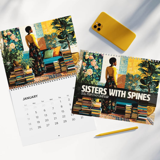 Sisters with Spines 2026 Wall Calendar - Afrocentric Art by The Trini Gee