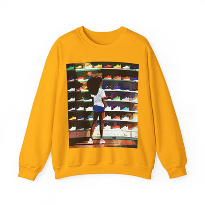 Sneaker Lover Sweatshirt - Afrocentric Art by The Trini Gee
