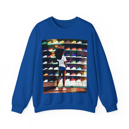 Sneaker Lover Sweatshirt - Afrocentric Art by The Trini Gee