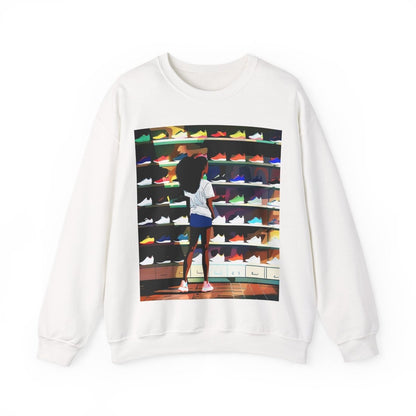Sneaker Lover Sweatshirt - Afrocentric Art by The Trini Gee