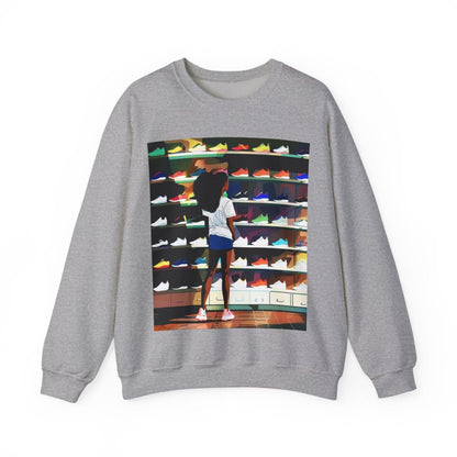 Sneaker Lover Sweatshirt - Afrocentric Art by The Trini Gee