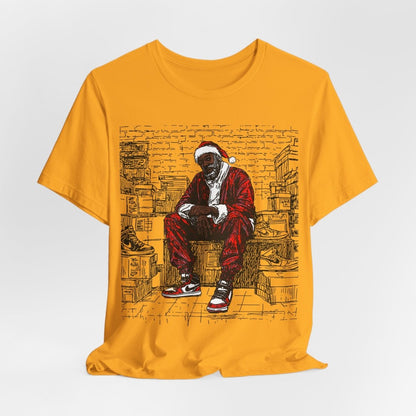 Sneakerhead Santa Shirt - Afrocentric Art by The Trini Gee