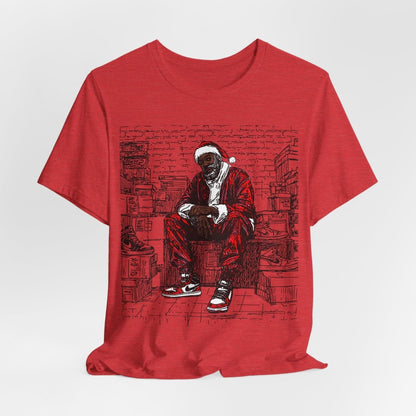 Sneakerhead Santa Shirt - Afrocentric Art by The Trini Gee