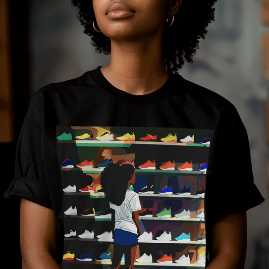 Sneakerhead Shopping Shirt - The Trini Gee