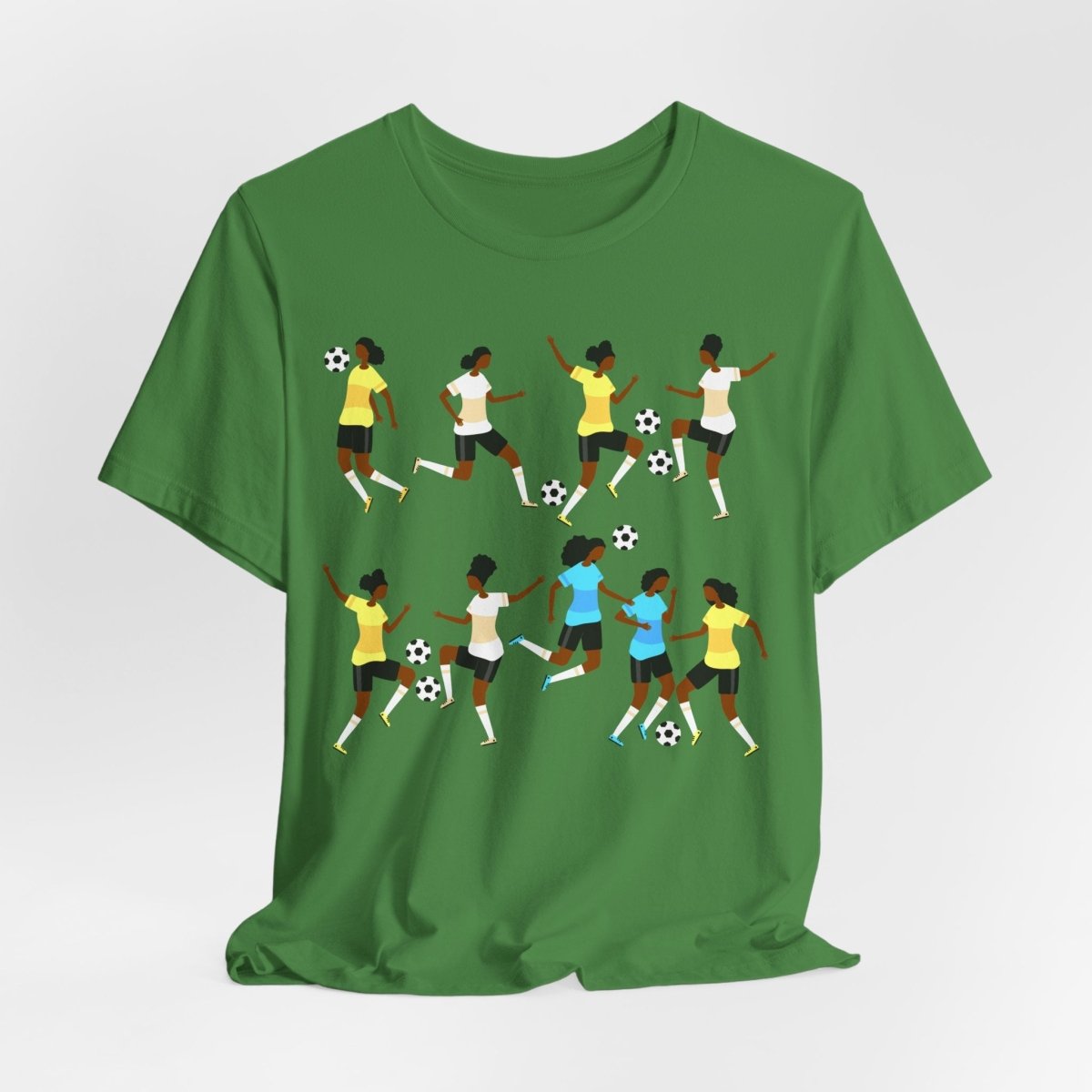 Soccer Girls Shirt - Afrocentric Art by The Trini Gee