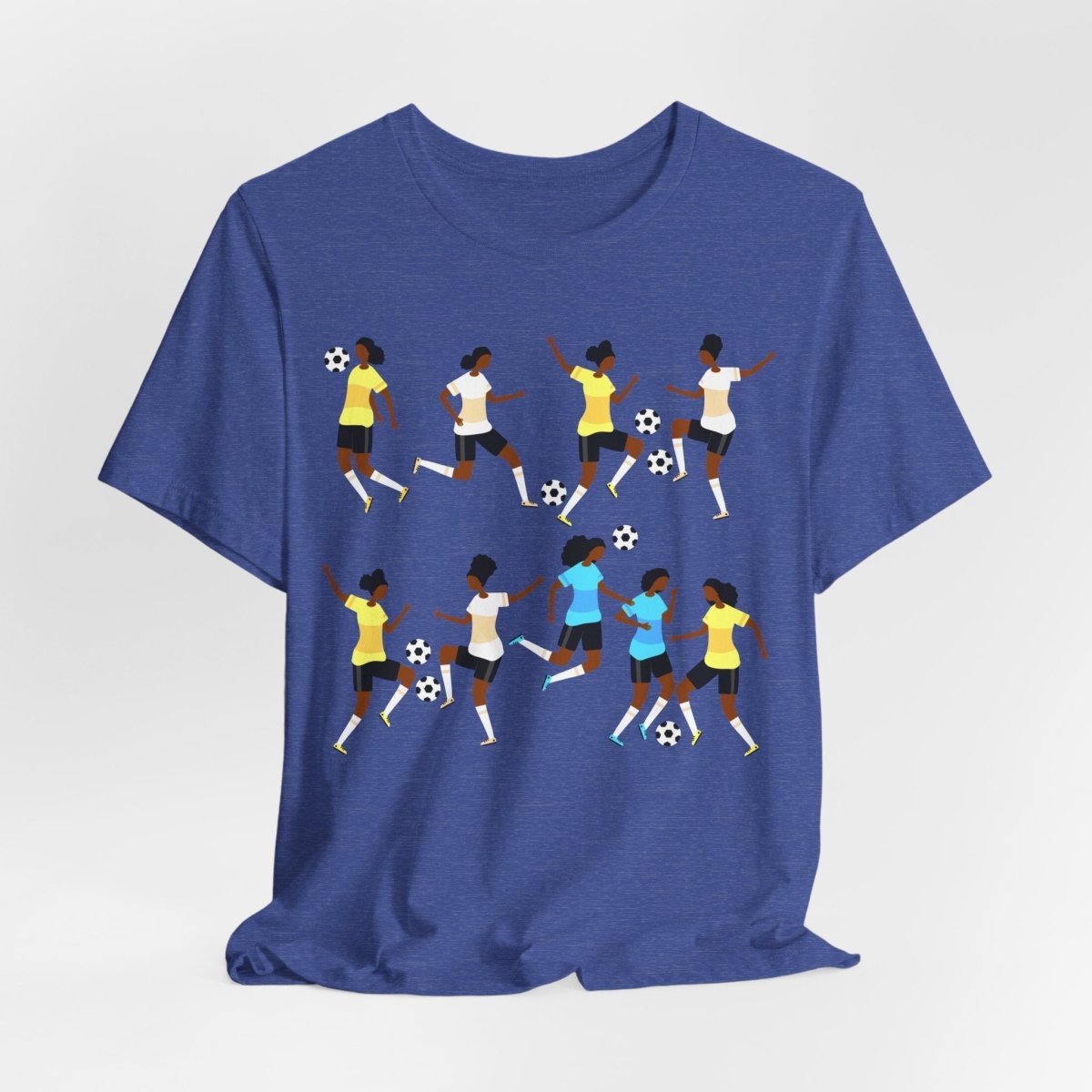 Soccer Girls Shirt - Afrocentric Art by The Trini Gee