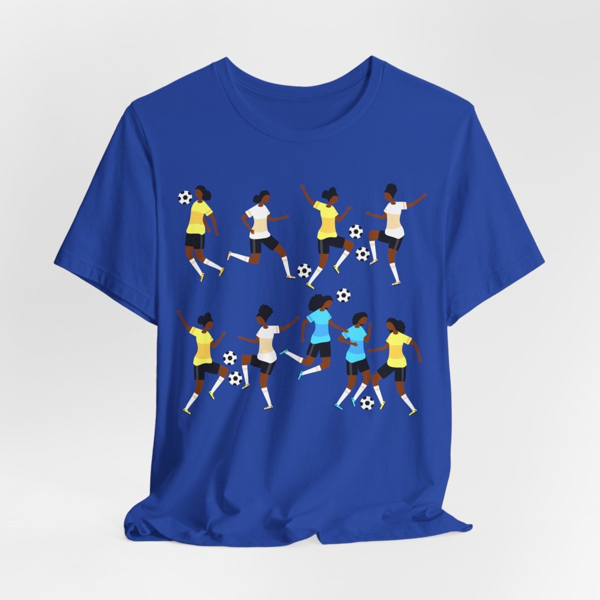 Soccer Girls Shirt - Afrocentric Art by The Trini Gee