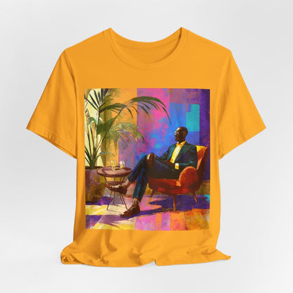 Sophisticated Lounge Shirt - Afrocentric Art by The Trini Gee