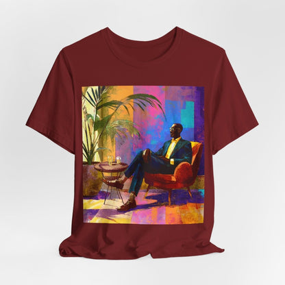 Sophisticated Lounge Shirt - Afrocentric Art by The Trini Gee