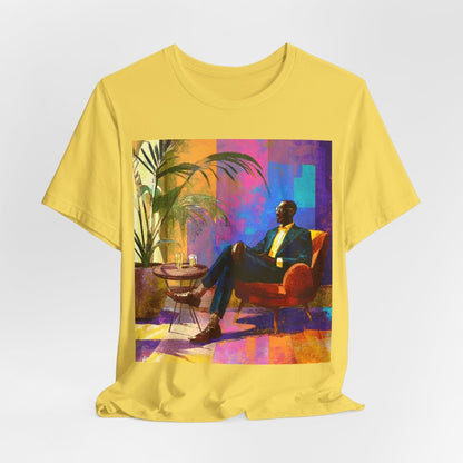 Sophisticated Lounge Shirt - Afrocentric Art by The Trini Gee