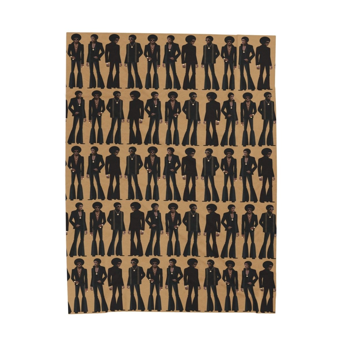 Soul Brotherhood Throw Blanket - Afrocentric Art by The Trini Gee