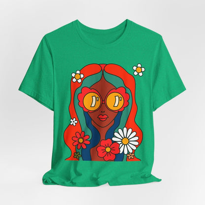 Soul Flower Power Shirt - Afrocentric Art by The Trini Gee