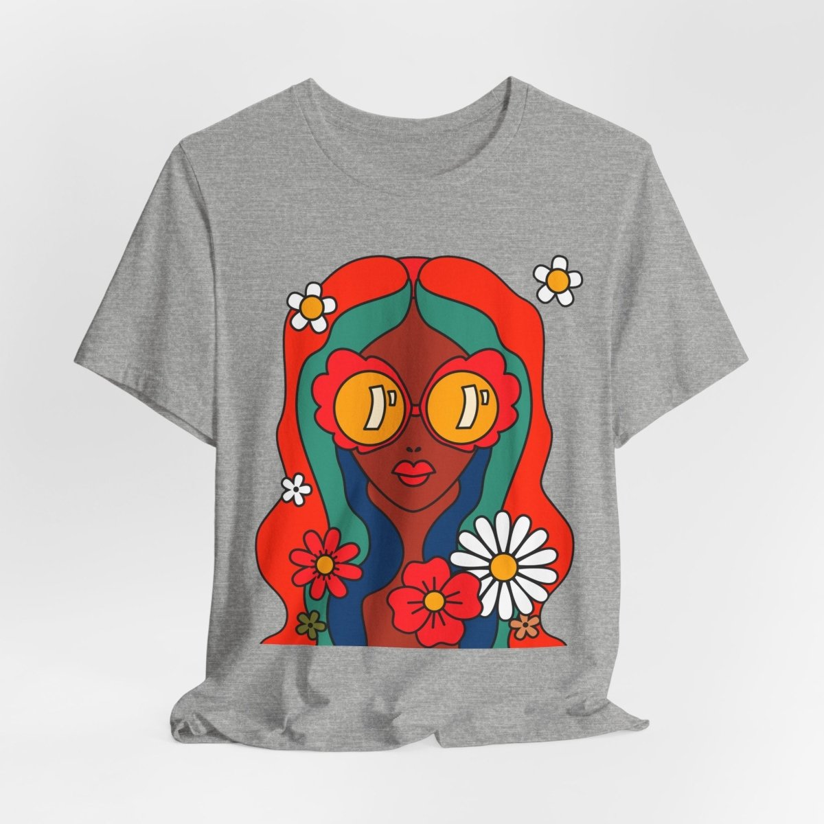 Soul Flower Power Shirt - Afrocentric Art by The Trini Gee
