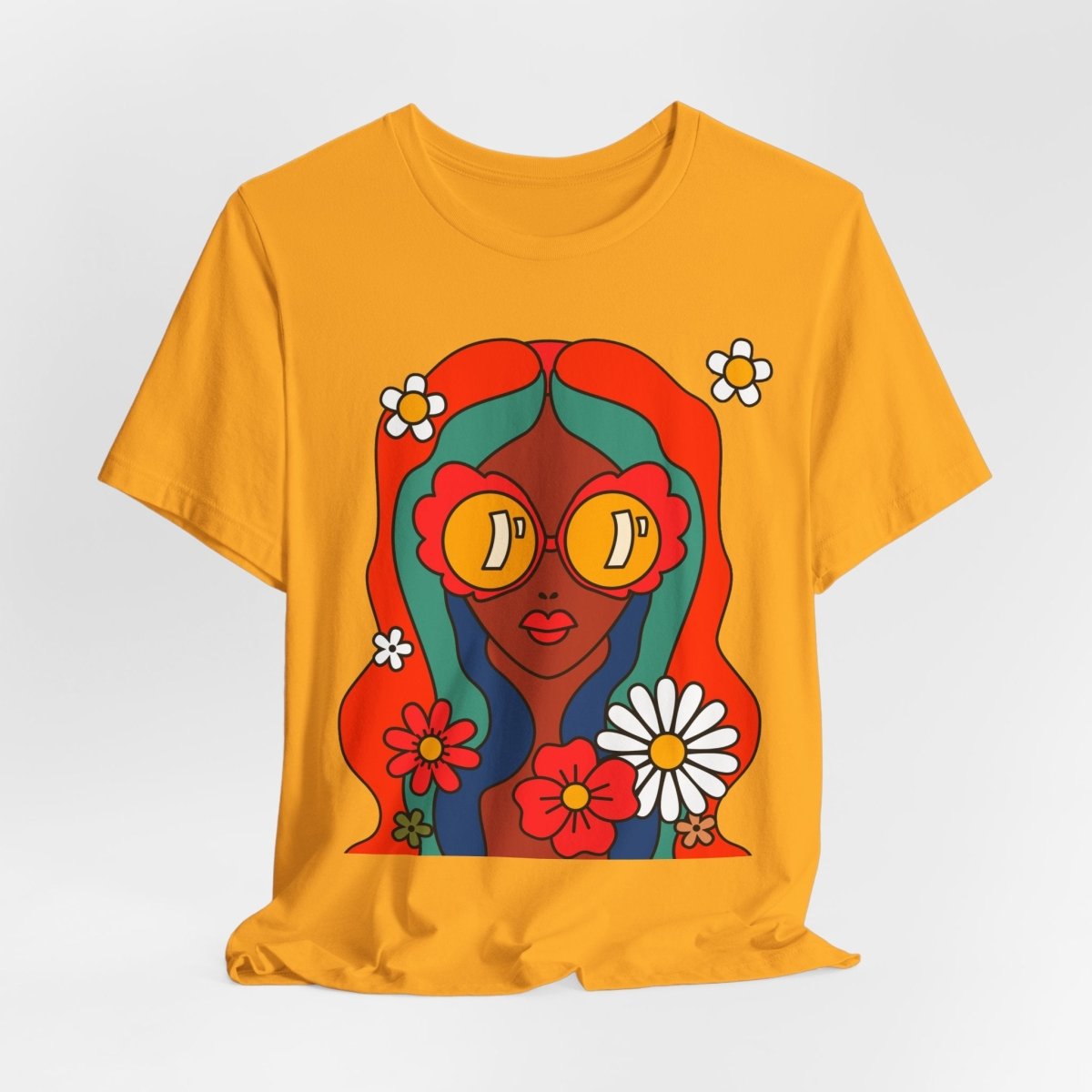Soul Flower Power Shirt - Afrocentric Art by The Trini Gee