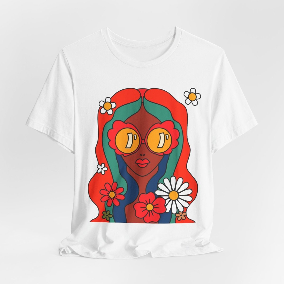 Soul Flower Power Shirt - Afrocentric Art by The Trini Gee
