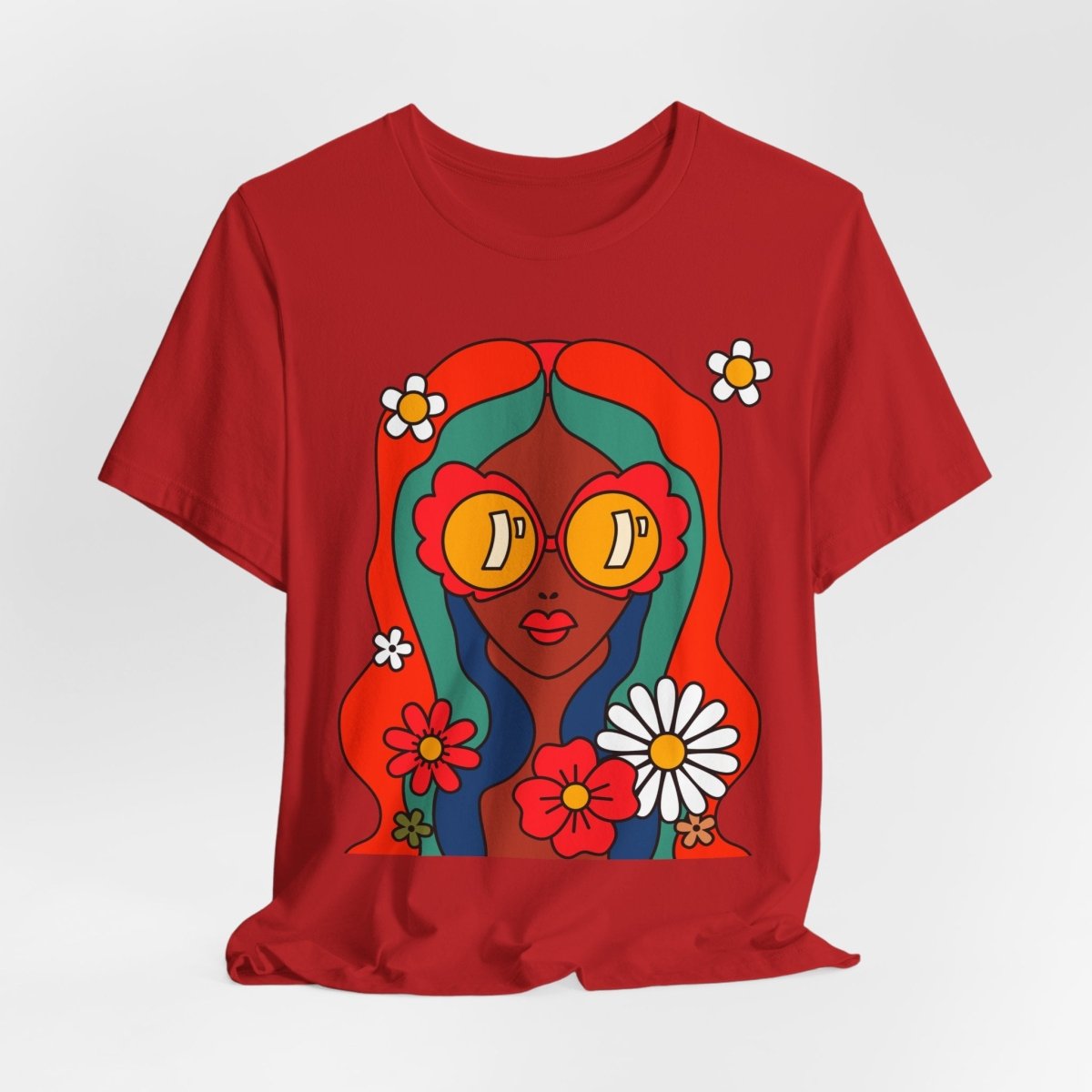 Soul Flower Power Shirt - Afrocentric Art by The Trini Gee