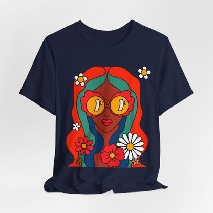 Soul Flower Power Shirt - Afrocentric Art by The Trini Gee