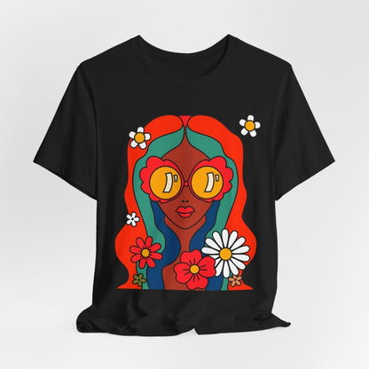Soul Flower Power Shirt - Afrocentric Art by The Trini Gee
