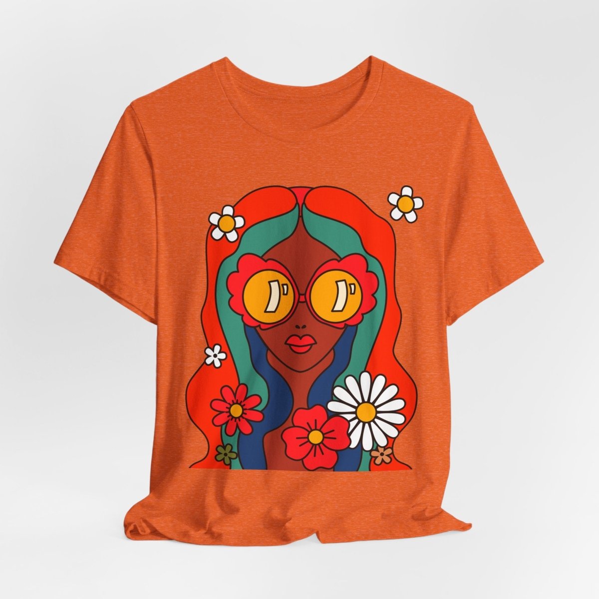 Soul Flower Power Shirt - Afrocentric Art by The Trini Gee