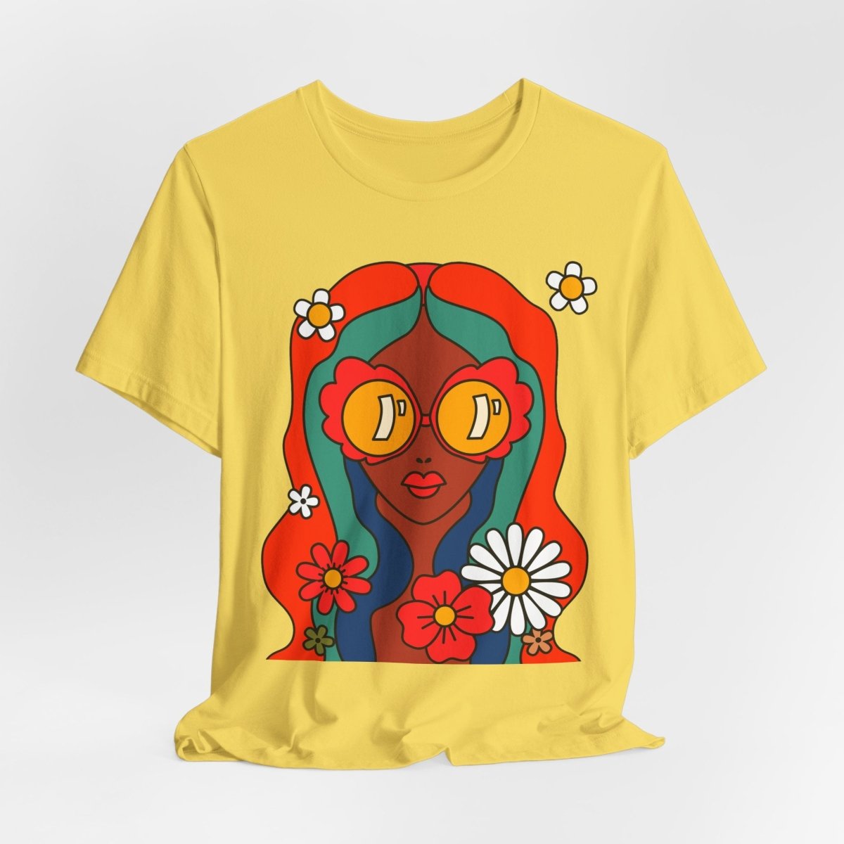 Soul Flower Power Shirt - Afrocentric Art by The Trini Gee