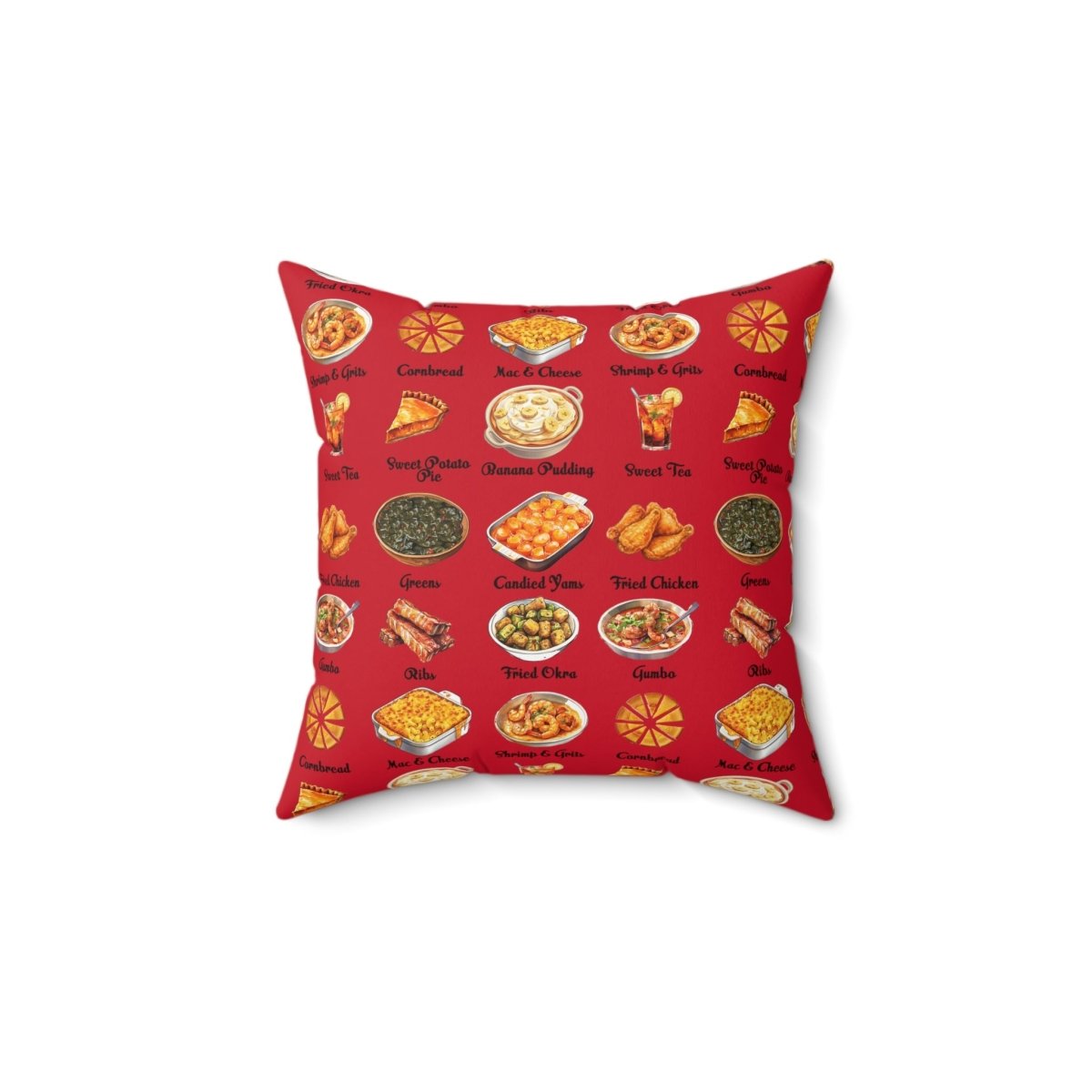 Soul Food Pillow - Afrocentric Art by The Trini Gee