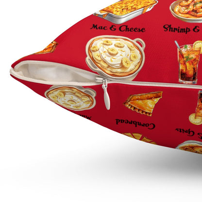 Soul Food Pillow - Afrocentric Art by The Trini Gee