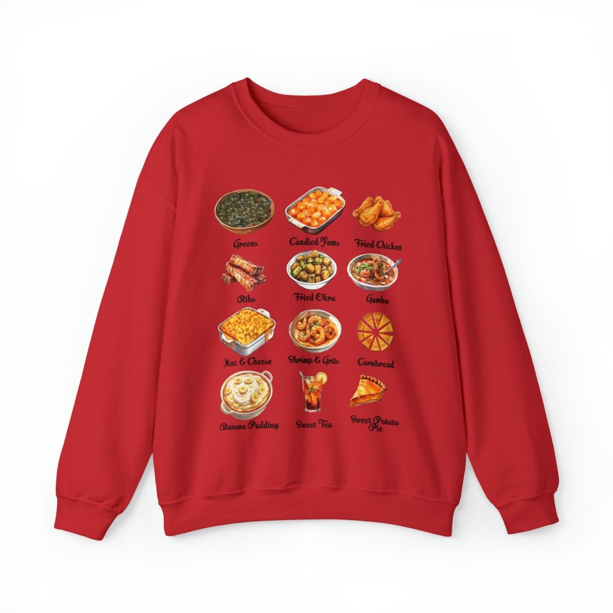 Soul Food Sweatshirt - Afrocentric Art by The Trini Gee