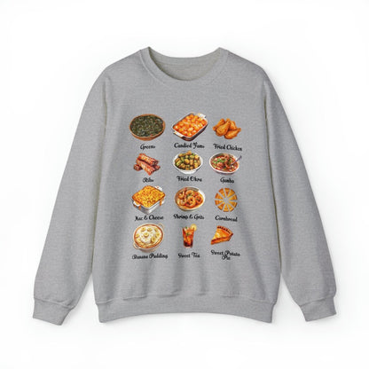 Soul Food Sweatshirt - Afrocentric Art by The Trini Gee