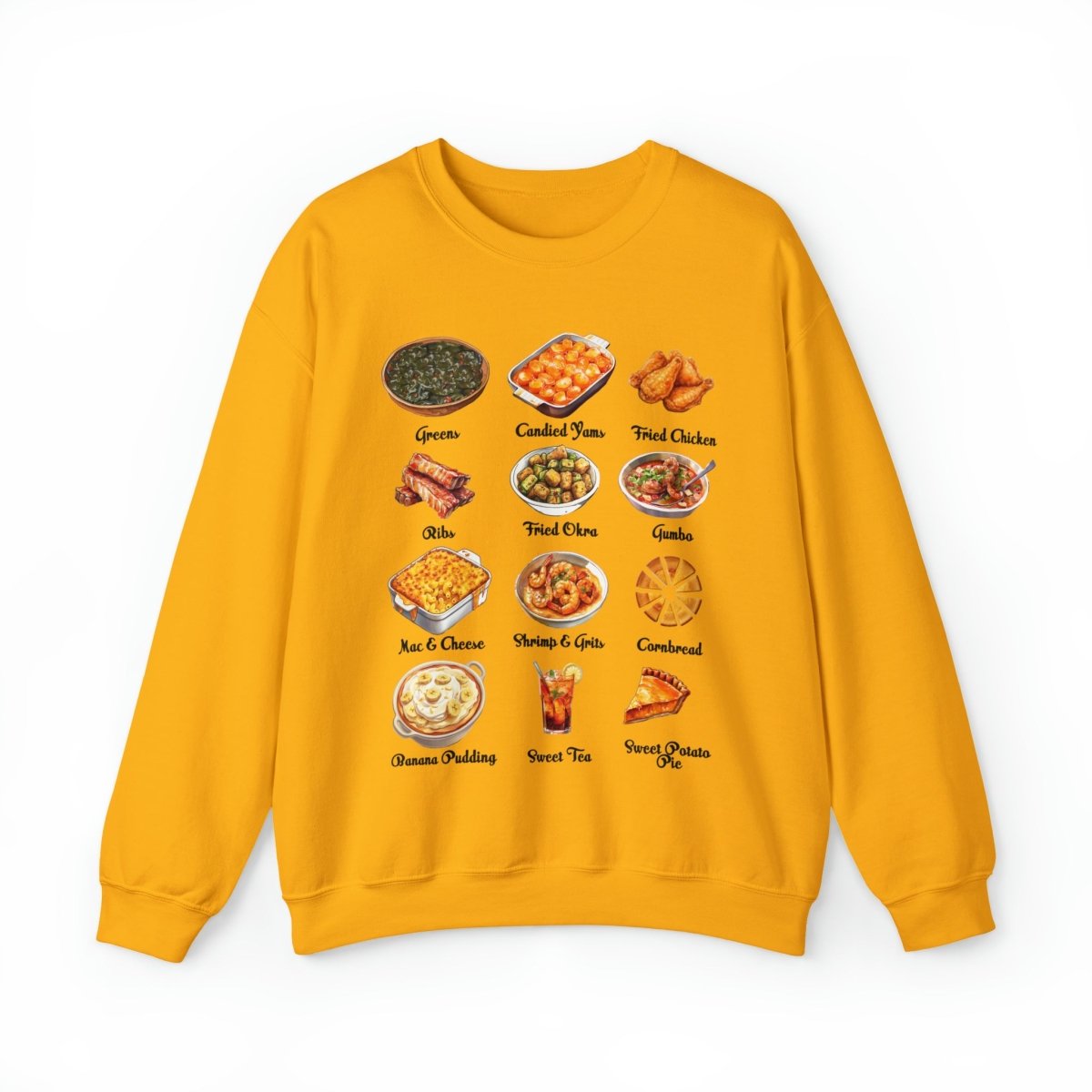Soul Food Sweatshirt - Afrocentric Art by The Trini Gee