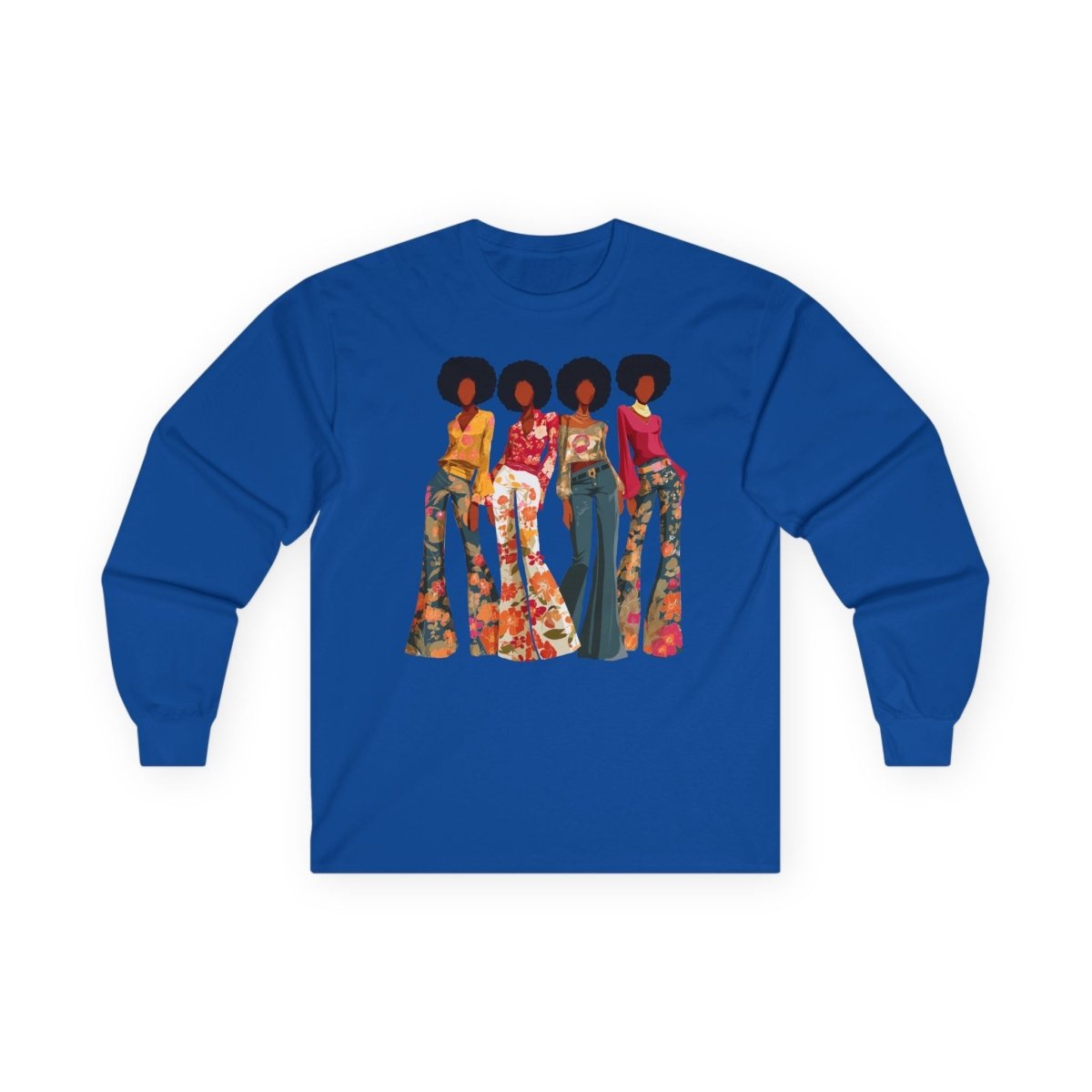 Soul Sis Long Sleeve Shirt - Afrocentric Art by The Trini Gee