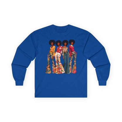 Soul Sis Long Sleeve Shirt - Afrocentric Art by The Trini Gee