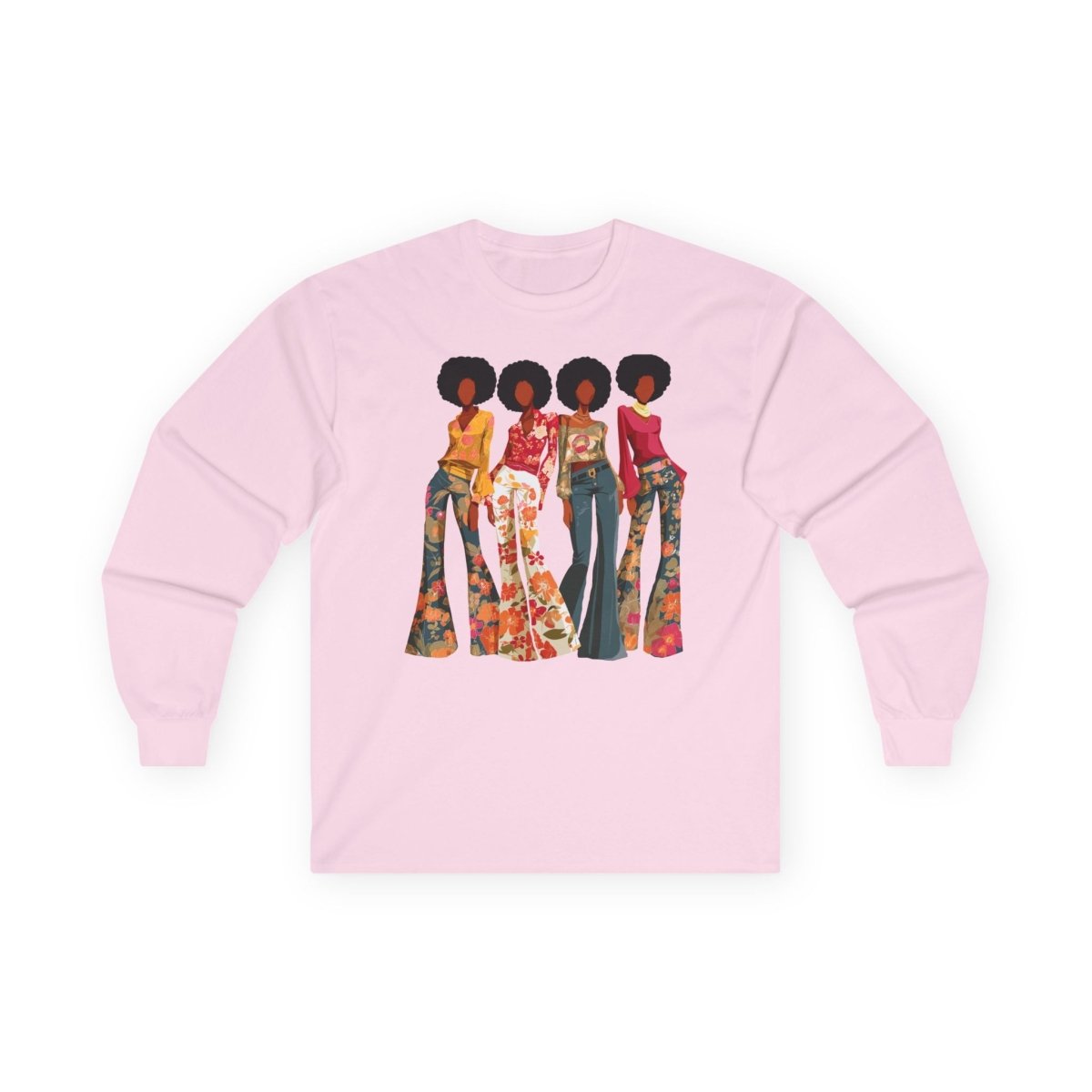 Soul Sis Long Sleeve Shirt - Afrocentric Art by The Trini Gee