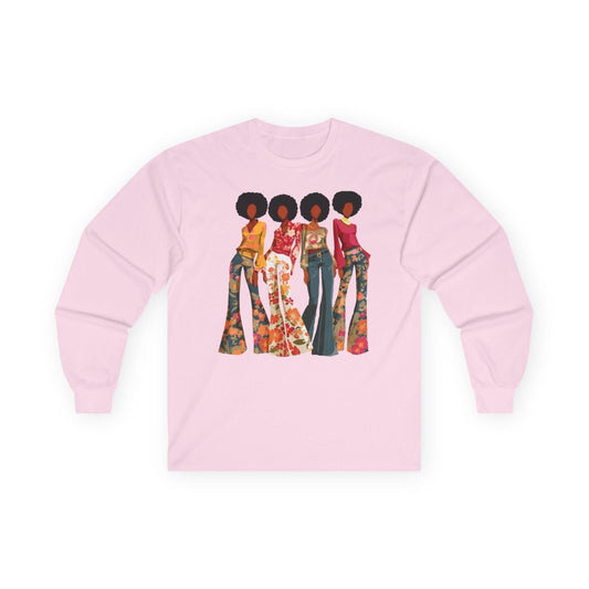 Soul Sis Long Sleeve Shirt - Afrocentric Art by The Trini Gee