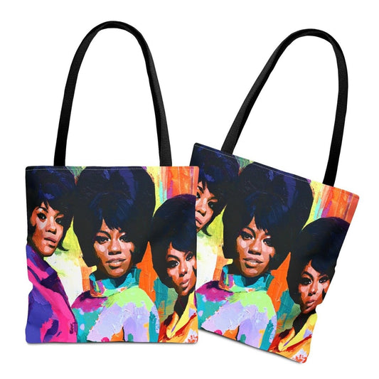 Soul Sista Trio Tote Bag - Afrocentric Art by The Trini Gee